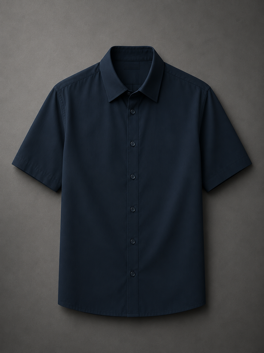 Navy Blue Oversized Shirt