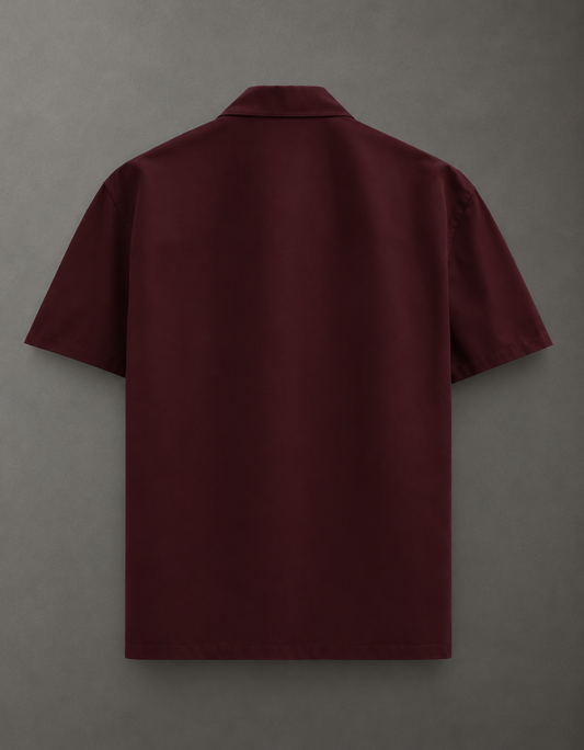 Maroon Oversized Shirt