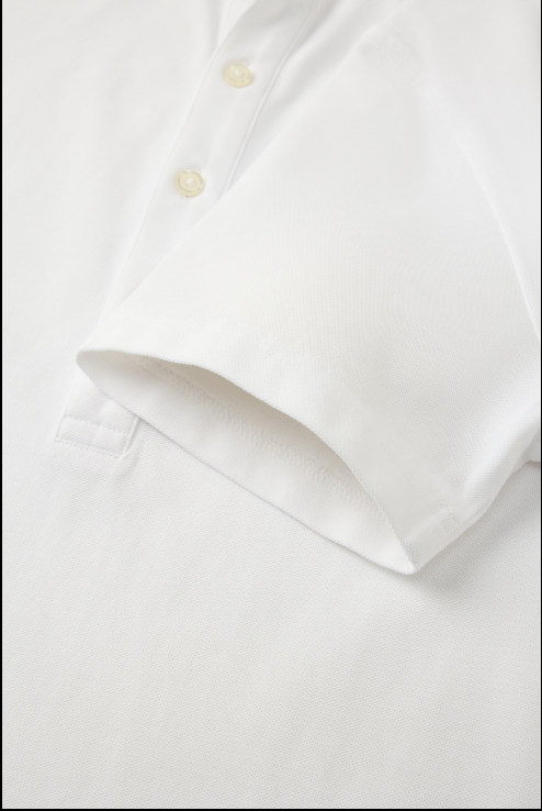 White Cotton Men's Polo