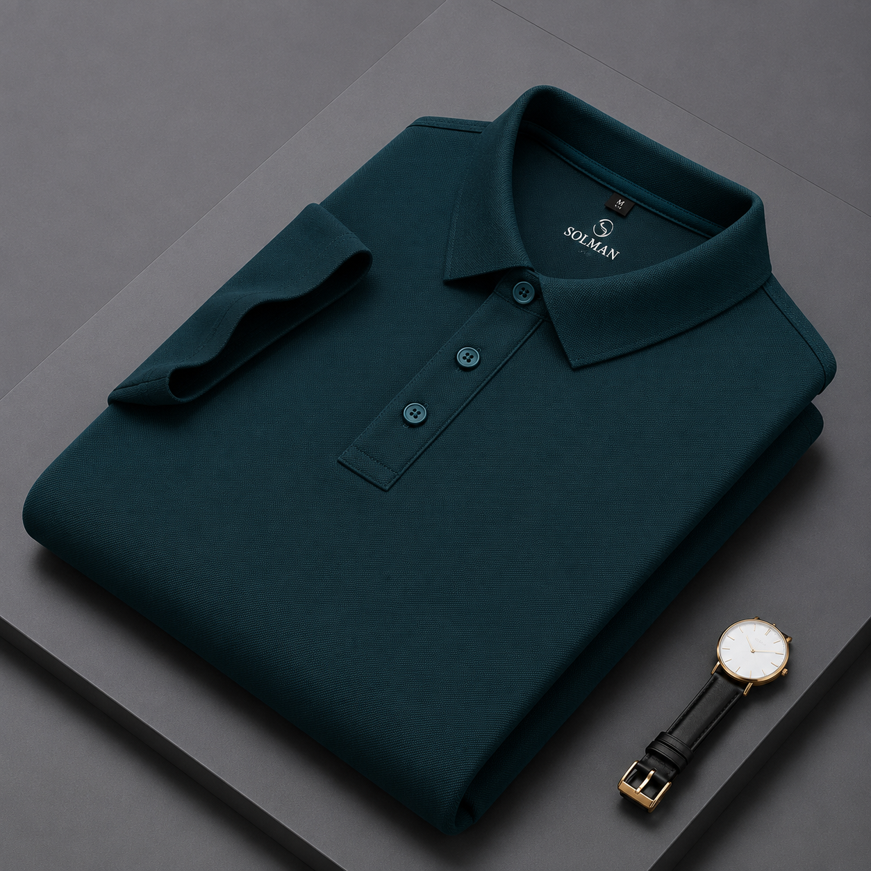 Petrol Blue Men's Polo