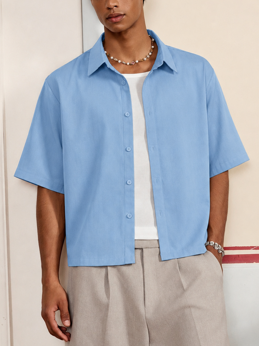 Baby Blue Oversized Shirt