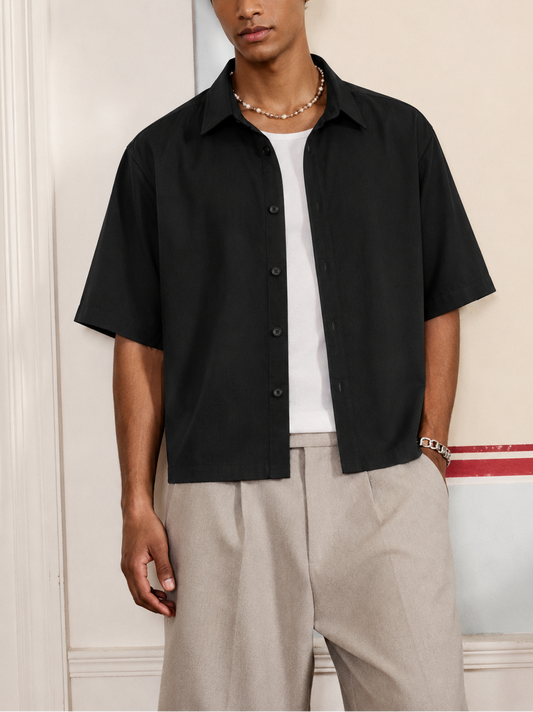 Black Oversized Shirt