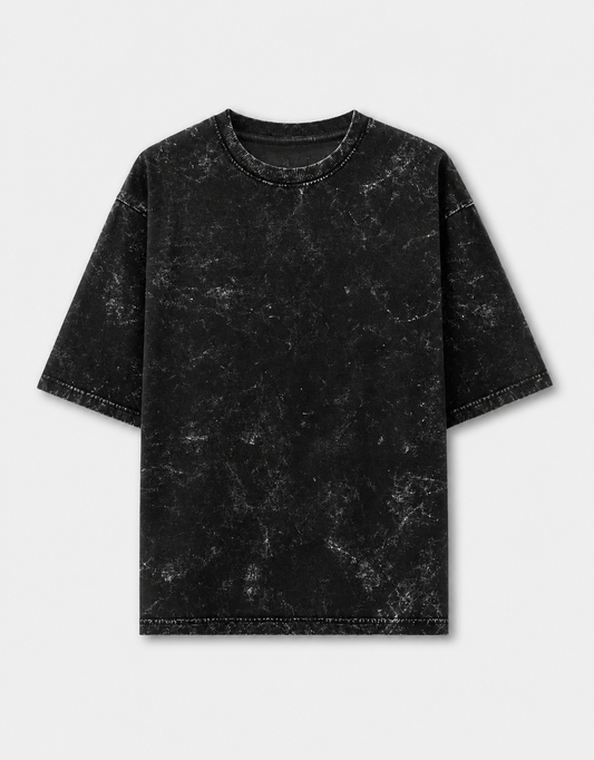 Unisex Acid Washed Oversized Tee