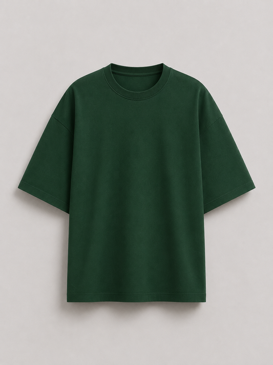 Bottle Green Terry Oversized