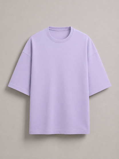 Lavender Terry Oversized Tee