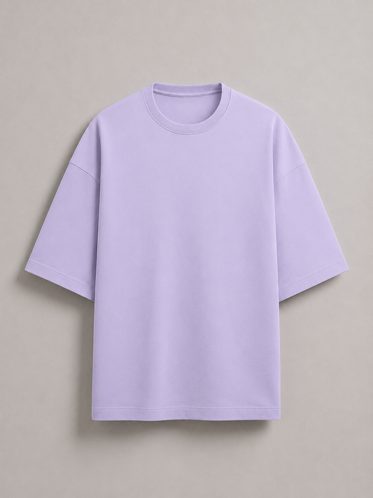 Lavender Terry Oversized Tee