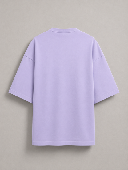 Lavender Terry Oversized Tee