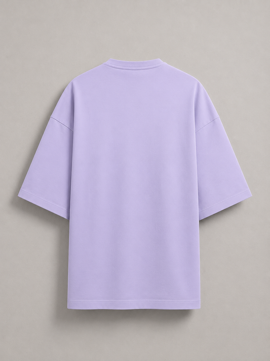 Lavender Terry Oversized Tee