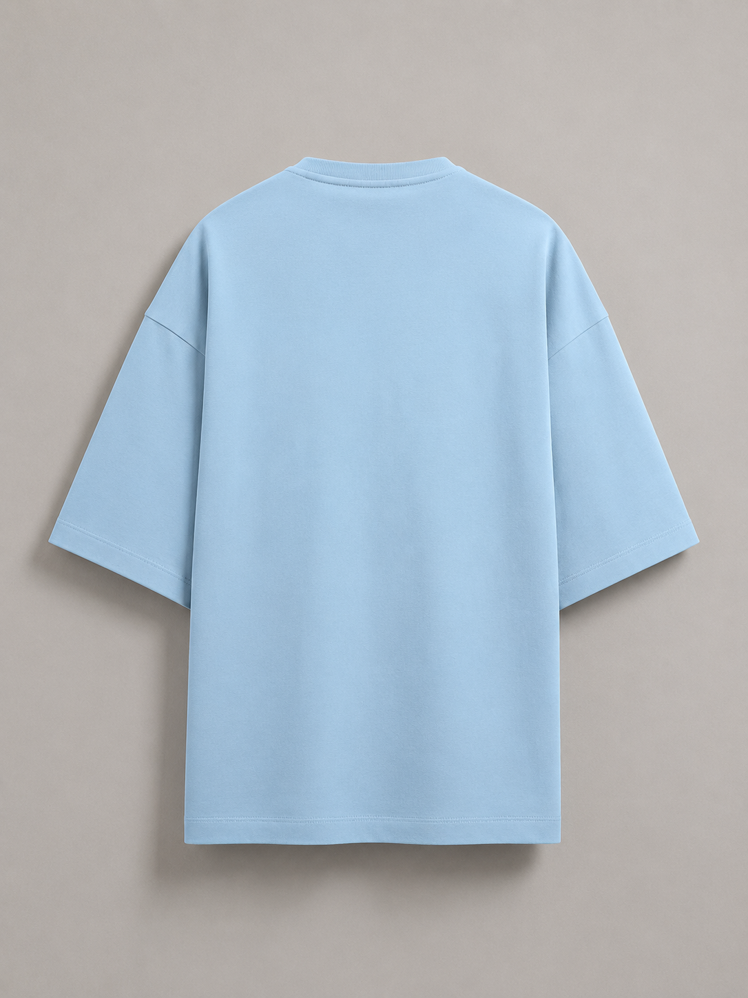 Baby Blue Terry Oversized Tee