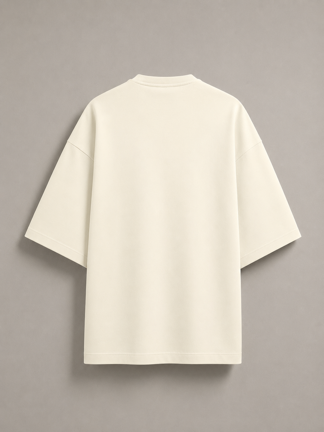 Off White Terry Oversized Tee