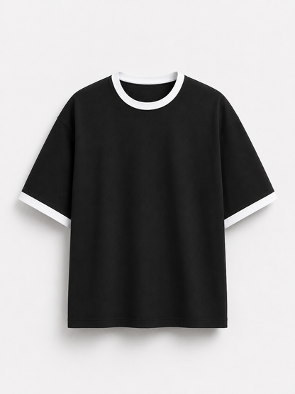 black Ringer T-Shirt