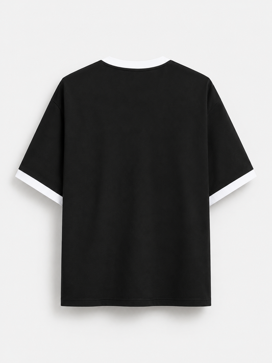 black Ringer T-Shirt