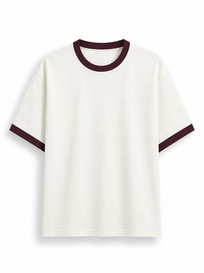 Maroon Ringer T-Shirt