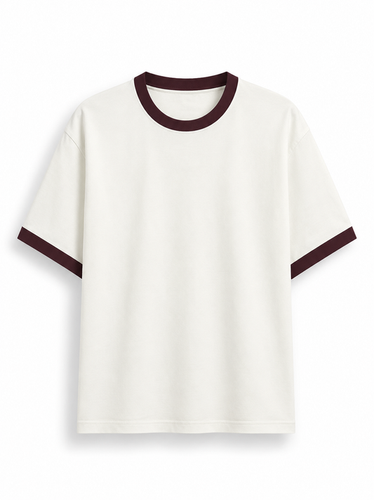 Maroon Ringer T-Shirt