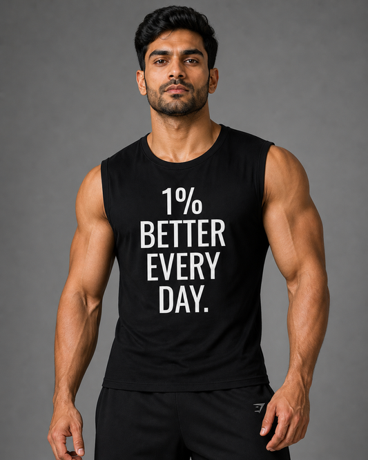 black sleeveless