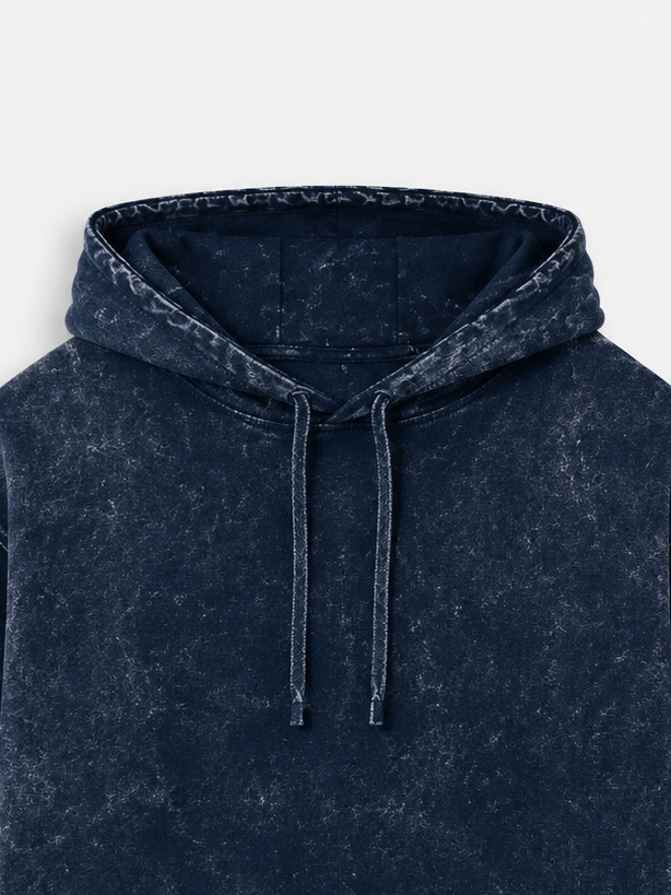 Unisex Acid Washed Hoodie