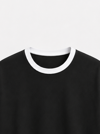 black Ringer T-Shirt