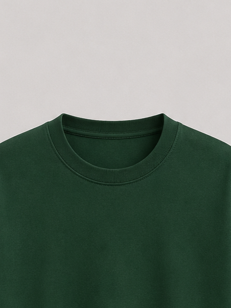 Bottle Green Terry Oversized