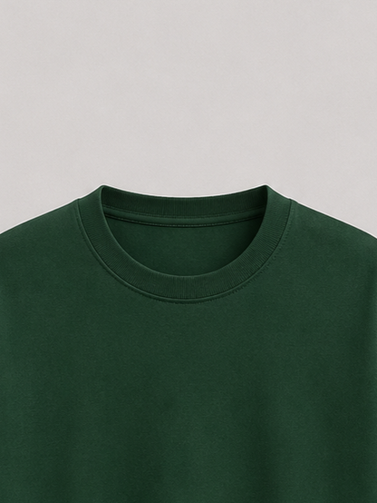 Bottle Green Terry Oversized