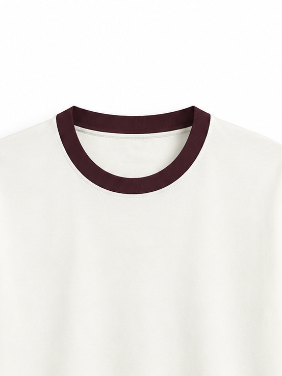 Maroon Ringer T-Shirt