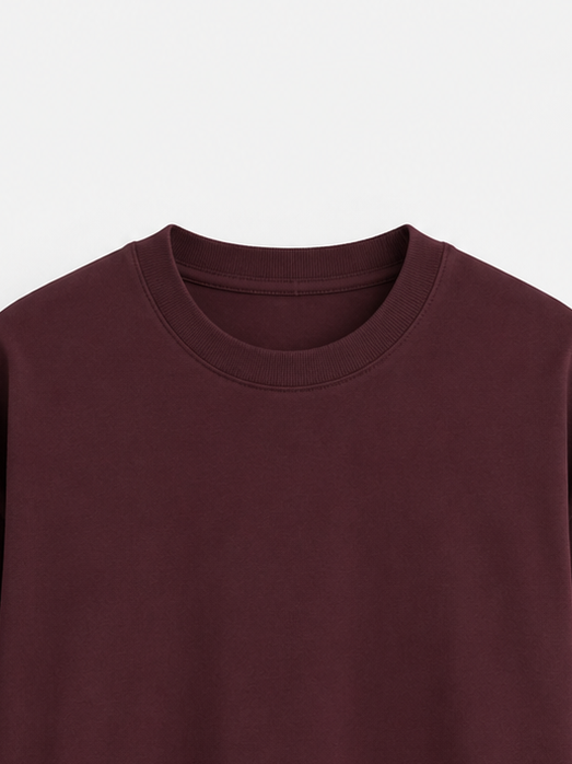 Maroon Full Sleeve T-Shirt