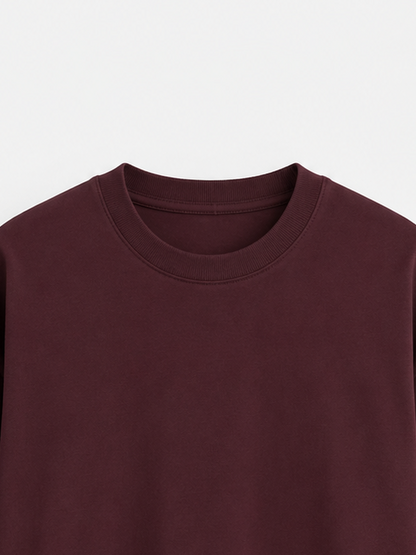 Maroon Full Sleeve T-Shirt